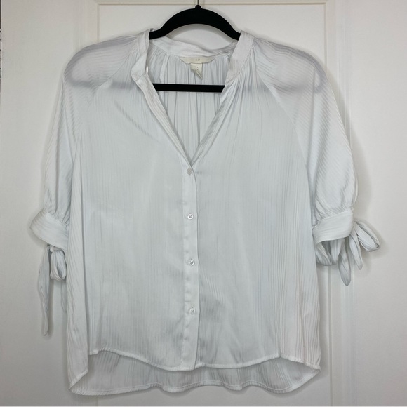 H&M Blouse with Tie Sleeves - Picture 7 of 8